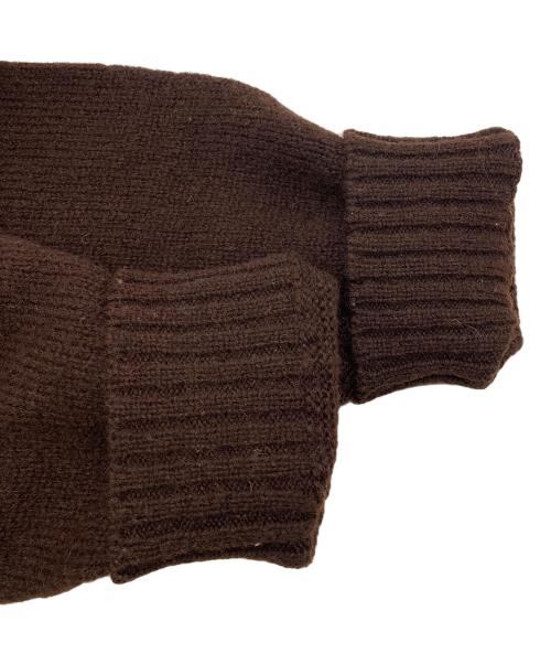 Jamieson's Knitwear（ジャミーソンズニットウェア）Jamieson's Knitwear (ジャミーソンズニットウェア) ウール ニットプルオーバー ブラウン サイズ:50の古着・服飾アイテム