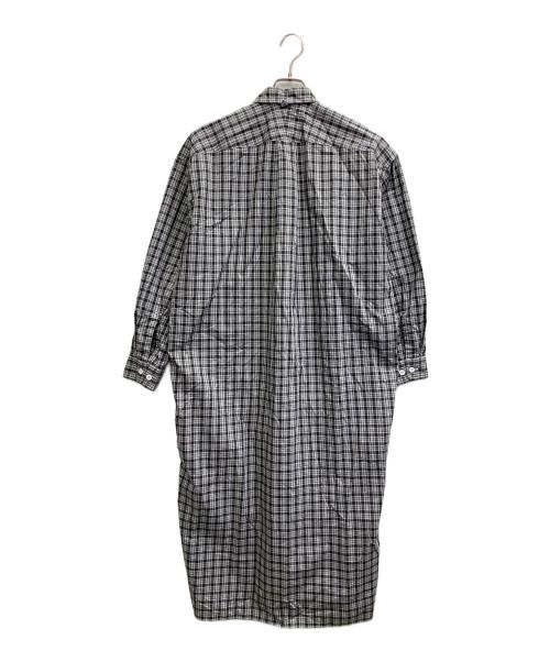 THE NORTHFACE PURPLELABEL（ザ・ノースフェイス パープルレーベル）THE NORTHFACE PURPLELABEL (ザ・ノースフェイス パープルレーベル) Button Down Plaid Field Shirt Dress Black Watch グレー サイズ:WMの古着・服飾アイテム