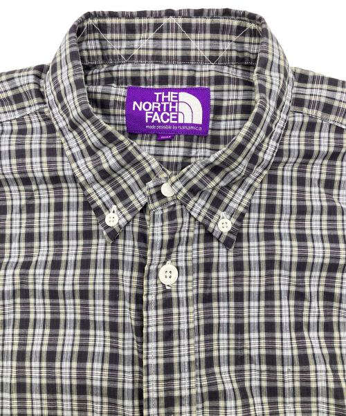 THE NORTHFACE PURPLELABEL（ザ・ノースフェイス パープルレーベル）THE NORTHFACE PURPLELABEL (ザ・ノースフェイス パープルレーベル) Button Down Plaid Field Shirt Dress Black Watch グレー サイズ:WMの古着・服飾アイテム