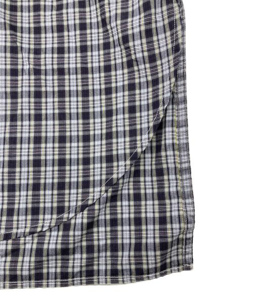 THE NORTHFACE PURPLELABEL（ザ・ノースフェイス パープルレーベル）THE NORTHFACE PURPLELABEL (ザ・ノースフェイス パープルレーベル) Button Down Plaid Field Shirt Dress Black Watch グレー サイズ:WMの古着・服飾アイテム