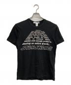 COMME des GARCONS SHIRTコムデギャルソンシャツ）の古着「STAR WARS TEE」｜ブラック