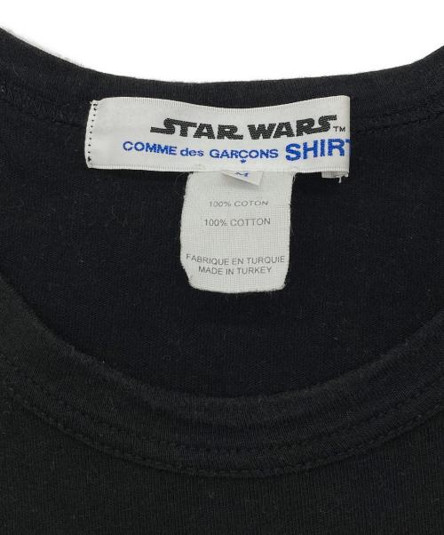 COMME des GARCONS SHIRT（コムデギャルソンシャツ）COMME des GARCONS SHIRT (コムデギャルソンシャツ) STAR WARS TEE ブラック サイズ:Mの古着・服飾アイテム
