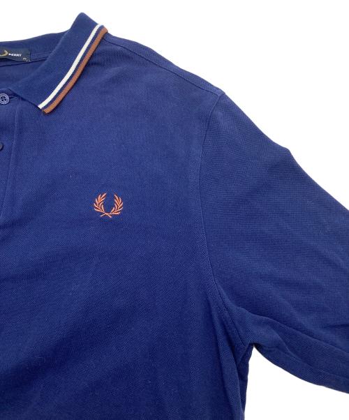 FRED PERRY（フレッドペリー）FRED PERRY (フレッドペリー) LS TWIN TIPPED SHIRT ネイビー サイズ:XLの古着・服飾アイテム
