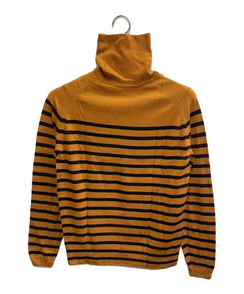 JOHN SMEDLEY（ジョンスメドレー）JOHN SMEDLEY (ジョンスメドレー) ウールタートルネックニット ブラウン サイズ:Mの古着・服飾アイテム