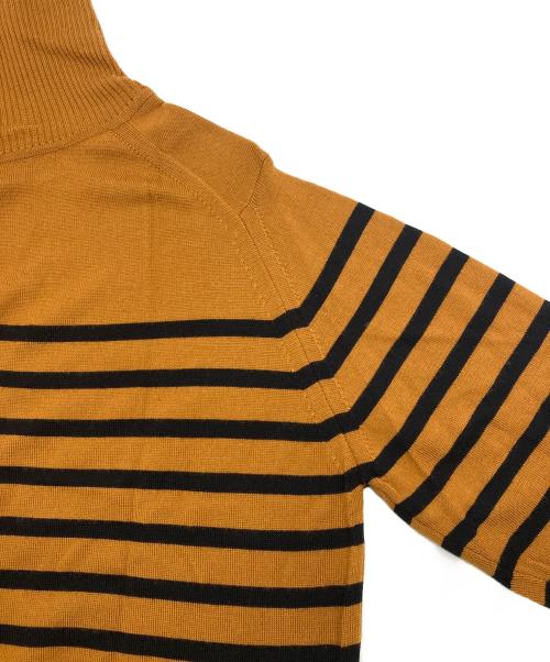 JOHN SMEDLEY（ジョンスメドレー）JOHN SMEDLEY (ジョンスメドレー) ウールタートルネックニット ブラウン サイズ:Mの古着・服飾アイテム