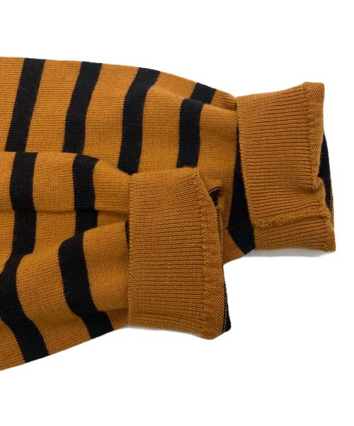 JOHN SMEDLEY（ジョンスメドレー）JOHN SMEDLEY (ジョンスメドレー) ウールタートルネックニット ブラウン サイズ:Mの古着・服飾アイテム