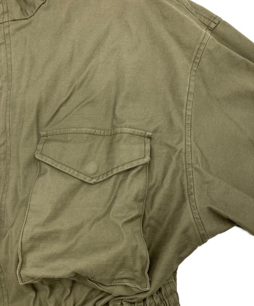 THIRD MAGAZINE（サードマガジン）THIRD MAGAZINE (サードマガジン) ウエストシャーリングミリタリージャケット オリーブ サイズ:9の古着・服飾アイテム