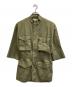 THIRD MAGAZINE（サードマガジン）の古着「ウエストシャーリングミリタリージャケット」｜オリーブ