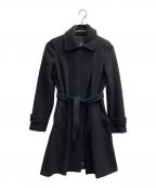 Max Mara WEEK END LINEマックスマーラ ウイークエンドライン）の古着「ウール混チェスターコート」｜ブラック