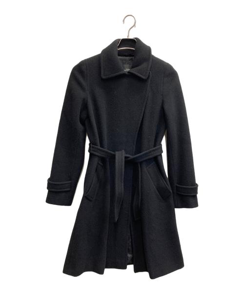 Max Mara WEEK END LINE（マックスマーラ ウイークエンドライン）MAX MARA WEEK END LINE (マックスマーラ ウイークエンドライン) ウール混チェスターコート ブラック サイズ:40の古着・服飾アイテム