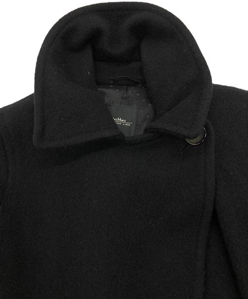 Max Mara WEEK END LINE（マックスマーラ ウイークエンドライン）MAX MARA WEEK END LINE (マックスマーラ ウイークエンドライン) ウール混チェスターコート ブラック サイズ:40の古着・服飾アイテム
