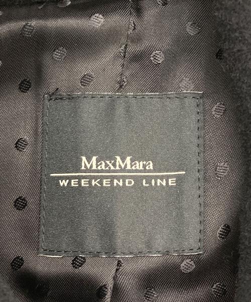 Max Mara WEEK END LINE（マックスマーラ ウイークエンドライン）MAX MARA WEEK END LINE (マックスマーラ ウイークエンドライン) ウール混チェスターコート ブラック サイズ:40の古着・服飾アイテム