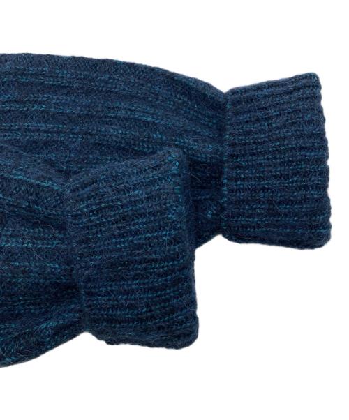 JOHN SMEDLEY（ジョンスメドレー）JOHN SMEDLEY (ジョンスメドレー) アルパカ混タートルネックニット ブルー サイズ:Mの古着・服飾アイテム