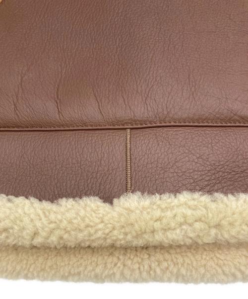 THIRD MAGAZINE（サードマガジン）THIRD MAGAZINE (サードマガジン) ムートンベスト ブラウン サイズ:9の古着・服飾アイテム