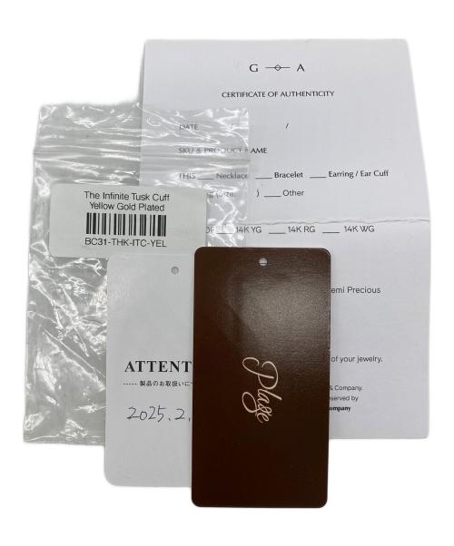 Gabriela Artigas（ブリエラアルティガス）Gabriela Artigas (ブリエラアルティガス) INFINITY TUSK CUFF ブレスレット カラー：ゴールドの古着・服飾アイテム