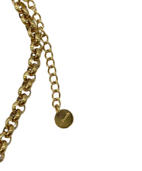 by Preek（バイ プリーク）by Preek (バイ プリーク) コラボ ストーン クロス ネックレス カラー：ゴールドの古着・服飾アイテム