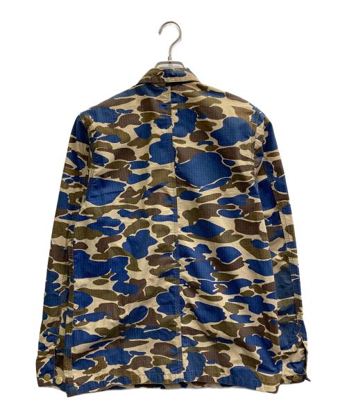 CarHartt（カーハート）CarHartt (カーハート) Metro Blue Michigan Coat ネイビー×ブラウン サイズ:Mの古着・服飾アイテム