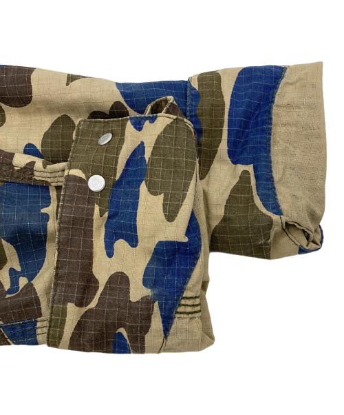 CarHartt（カーハート）CarHartt (カーハート) Metro Blue Michigan Coat ネイビー×ブラウン サイズ:Mの古着・服飾アイテム