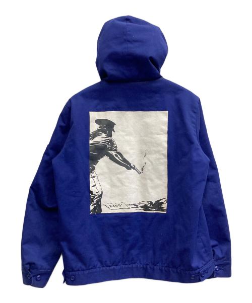 SUPREME（シュプリーム）Supreme (シュプリーム) 14AW Pettibon Bang Hooded Work Jacket ブルー サイズ:Lの古着・服飾アイテム