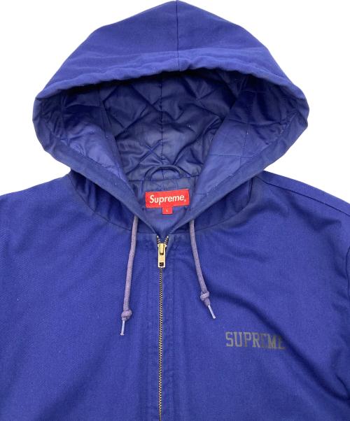 SUPREME（シュプリーム）Supreme (シュプリーム) 14AW Pettibon Bang Hooded Work Jacket ブルー サイズ:Lの古着・服飾アイテム