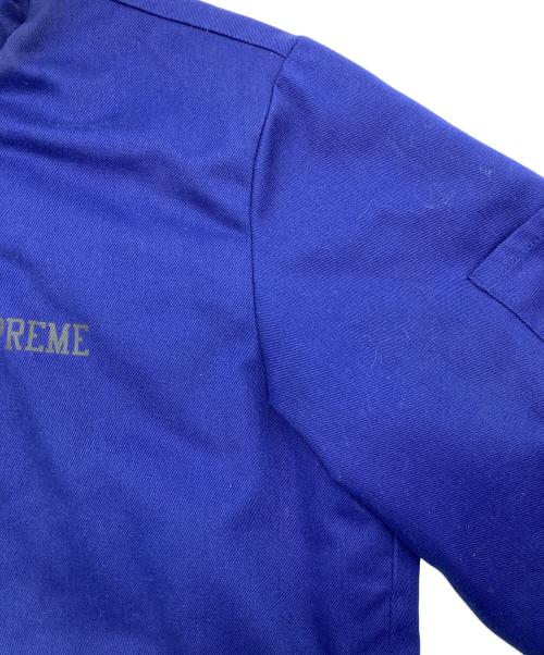 SUPREME（シュプリーム）Supreme (シュプリーム) 14AW Pettibon Bang Hooded Work Jacket ブルー サイズ:Lの古着・服飾アイテム