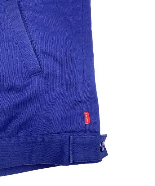 SUPREME（シュプリーム）Supreme (シュプリーム) 14AW Pettibon Bang Hooded Work Jacket ブルー サイズ:Lの古着・服飾アイテム