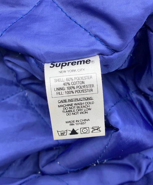 SUPREME（シュプリーム）Supreme (シュプリーム) 14AW Pettibon Bang Hooded Work Jacket ブルー サイズ:Lの古着・服飾アイテム