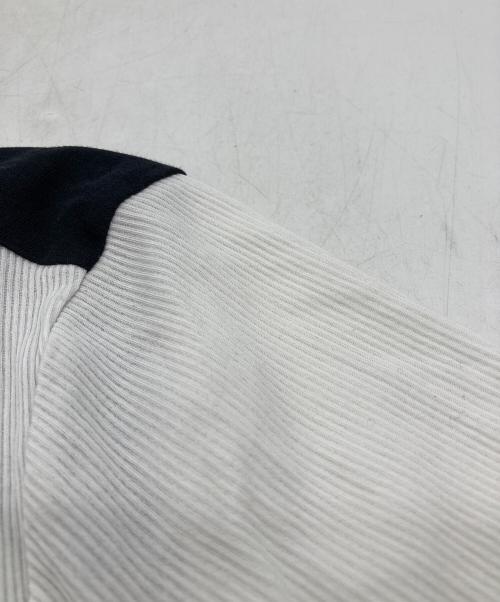 Maison Margiela（メゾンマルジェラ）Maison Margiela (メゾンマルジェラ) ボーダーTシャツ ブラック×ホワイト サイズ:54の古着・服飾アイテム