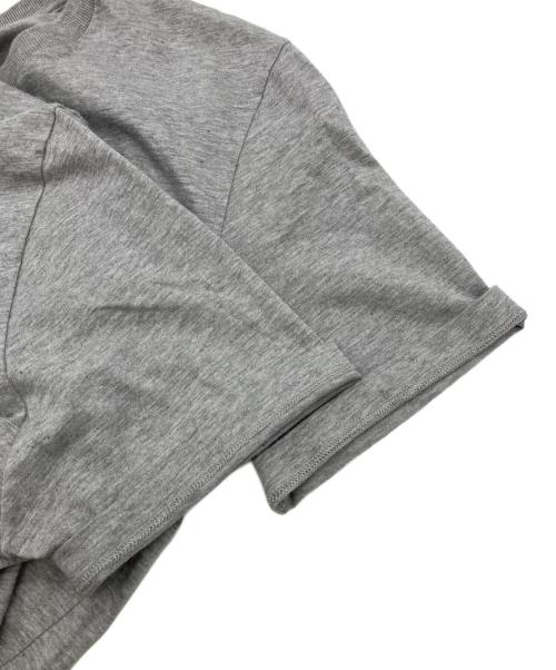 ALEXANDER McQUEEN（アレキサンダーマックイーン）ALEXANDER McQUEEN (アレキサンダーマックイーン) フラワースカルTシャツ グレー サイズ:Mの古着・服飾アイテム