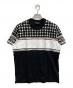 GIVENCHYジバンシィ）の古着「スタッズプリントTシャツ」｜ブラック