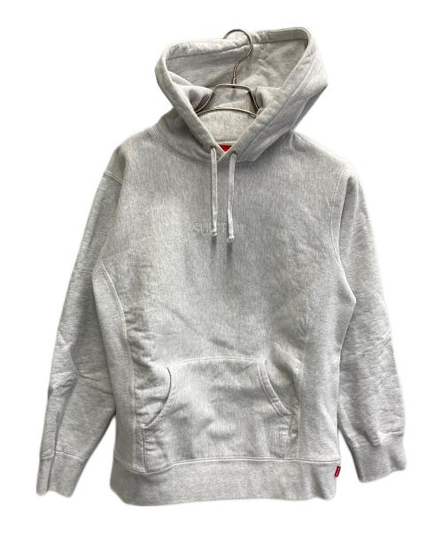 SUPREME（シュプリーム）Supreme (シュプリーム) 15ＡＷ Tonal Embroidered Hooded Sweatshirt グレー サイズ:Mの古着・服飾アイテム