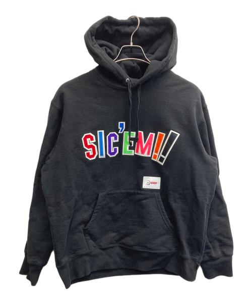 SUPREME（シュプリーム）Supreme (シュプリーム) WTAPS (ダブルタップス) FW21 Sic'em! Hooded Sweatshirt ブラック サイズ:Mの古着・服飾アイテム