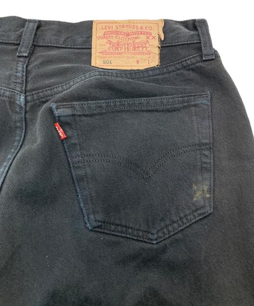 LEVI'S（リーバイス）LEVI'S (リーバイス) 501 ブラックデニムパンツ ブラック サイズ:33/32の古着・服飾アイテム