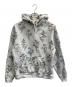 KITH（キス）の古着「ボタニカルフローラル柄 プルオーバーパーカー」｜グレー