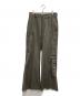 GOAT ESSENCE（ゴートエッセンス）の古着「TUCK FLARE PANTS」｜グレー