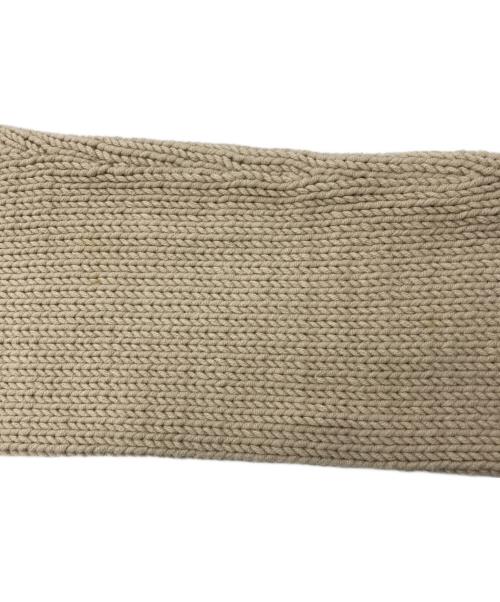 C.P COMPANY（シーピーカンパニー）C.P COMPANY (シーピーカンパニー) C.P ロゴ ドライバーズニット ベージュ サイズ:12/152（実寸サイズ参照）の古着・服飾アイテム