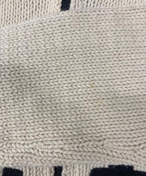 C.P COMPANY（シーピーカンパニー）C.P COMPANY (シーピーカンパニー) C.P ロゴ ドライバーズニット ベージュ サイズ:12/152（実寸サイズ参照）の古着・服飾アイテム