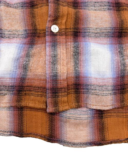 big mac（ビッグマック）BIG MAC (ビッグマック) セットアップ オンブレチェックシャツ ブラウン サイズ:Mの古着・服飾アイテム