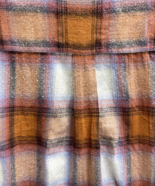 big mac（ビッグマック）BIG MAC (ビッグマック) セットアップ オンブレチェックシャツ ブラウン サイズ:Mの古着・服飾アイテム