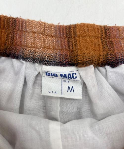 big mac（ビッグマック）BIG MAC (ビッグマック) セットアップ オンブレチェックシャツ ブラウン サイズ:Mの古着・服飾アイテム