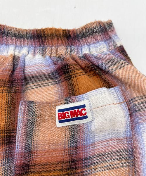big mac（ビッグマック）BIG MAC (ビッグマック) セットアップ オンブレチェックシャツ ブラウン サイズ:Mの古着・服飾アイテム