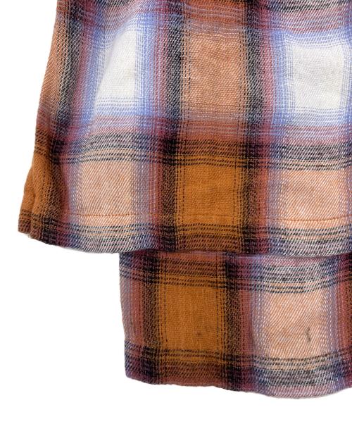 big mac（ビッグマック）BIG MAC (ビッグマック) セットアップ オンブレチェックシャツ ブラウン サイズ:Mの古着・服飾アイテム