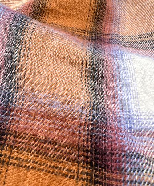 big mac（ビッグマック）BIG MAC (ビッグマック) セットアップ オンブレチェックシャツ ブラウン サイズ:Mの古着・服飾アイテム