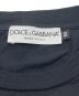 中古・古着 DOLCE & GABBANA (ドルチェ＆ガッバーナ) DGプリントTシャツ ブラック サイズ:50：7000円
