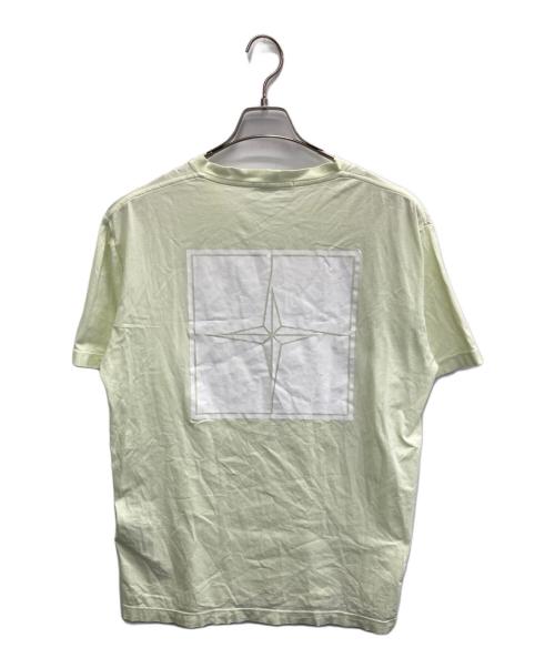 STONE ISLAND（ストーンアイランド）STONE ISLAND (ストーンアイランド) SHORT-SLEEVED ROUND NECK T-SHIRTS イエロー サイズ:XLの古着・服飾アイテム