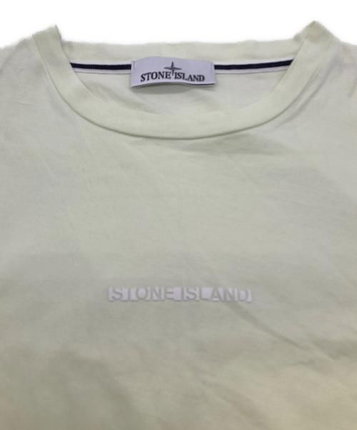 STONE ISLAND（ストーンアイランド）STONE ISLAND (ストーンアイランド) SHORT-SLEEVED ROUND NECK T-SHIRTS イエロー サイズ:XLの古着・服飾アイテム