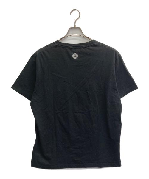 STONE ISLAND（ストーンアイランド）STONE ISLAND (ストーンアイランド) COMPASS T SHIRT ブラック サイズ:XLの古着・服飾アイテム