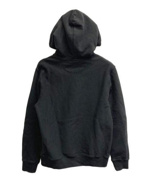 stussy（ステューシー）stussy (ステューシー) ロゴ刺繍 パーカー ブラック サイズ:Mの古着・服飾アイテム