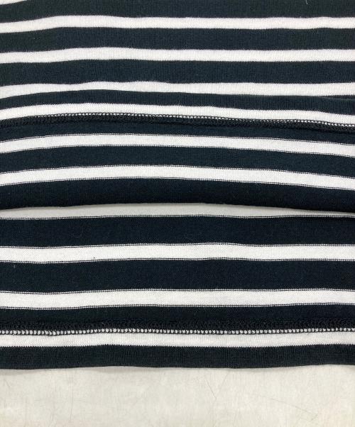 LOOPWHEELER（ループウィラー）LOOPWHEELER (ループウィラー) ボーダーカットソー ネイビー サイズ:Mの古着・服飾アイテム