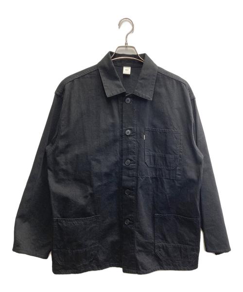 OVY（オヴィー）OVY (オヴィー) Euro Work Black Denim Jacket ブラック サイズ:Lの古着・服飾アイテム